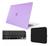 Kit Capa Case Compativel Com Macbook NEW AIR 15.3" A2941 M2 A3114 M3 + Capa Neoprene + Pelicula de Teclado Lilas Fosco