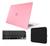 Kit Capa Case Compativel Com Macbook NEW AIR 15.3" A2941 M2 A3114 M3 + Capa Neoprene + Pelicula de Teclado Rosa Fosco