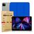 Kit Capa Case Ipad Pro 11 3ª Geração 2021 Smart Couro Porta Caneta Pencil Anti Queda + Pelicula Azul Royal