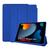 Kit Capa Case Para Ipad 9 9ª Geração 2021 Tela 10.2 Smart Couro Anti Impacto High Premium + Pelicula Azul Royal