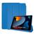 Kit Capa Case Para Ipad 9 9ª Geração 2021 Tela 10.2 Smart Couro Anti Impacto High Premium + Pelicula Azul Céu