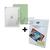 Kit Capa de iPad 9 8 7 Geração 10.2" + Película Fosca Paperlike Sensaçao de Papel - Smart Case Protetora c Espaço para Caneta Stylus Pen Verde-Claro