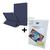 Kit Capa de iPad Pro 11 4 ª 3 ª 2 ª 1 ª Geração + Película Fosca Paperlike Sensaçao de Papel - Smart Case Protetora c Espaço para Caneta Stylus Pen Azul-Marinho