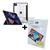 Kit Capa de iPad Pro 11 4 ª 3 ª 2  ª 1 ª Geração + Película Fosca Paperlike Sensaçao de Papel - Smart Case Protetora c Espaço para Caneta Stylus Pen Preto
