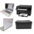 Kit Capa Impressora Laserjet HP1132 e Capa Notebook 15,6 Impermeável Preto