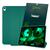 Kit Capa Para Ipad Air 5 5ª Geração 2022 10.9 Smart Magnética Leve Slim + Pelicula HPrime Premium Verde Esmeralda