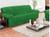 Kit capa para sofá elasticada 2 e 3 lugares franzida malha gel - excelente qualidade  VERDE