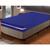 Kit Capa Protetora de Colchão Solteiro+Capa de Travesseiro 50x70 em Malha Gel Azul Royal