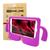 Kit Capa Tablet Philco 7 Ptb7rrg Tela 7 Polegadas Infantil Macia Resistente Anti Impacto + Pelicula Pink