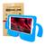Kit Capa Tablet Philco 7 Ptb7rrg Tela 7 Polegadas Infantil Macia Resistente Anti Impacto + Pelicula Azul Céu