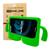 Kit Capa Tablet Positivo Twist Tab T770 Tela 7 Polegadas Infantil Macia Anti Impacto + Pelicula Verde