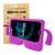 Kit Capa Tablet Positivo Twist Tab T770 Tela 7 Polegadas Infantil Macia Anti Impacto + Pelicula Pink