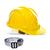 Kit Capacete Casco+Carneira+Jugular Worker CA 31469 Amarelo