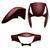 Kit Carenagem 3 Peças Moto Honda Biz 125 2006 Até 2010 Cromo Forte Peças Plásticas VERMELHO GUARAU 2007