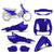 Kit Carenagem Pro Tork Moto Biz 100 1998 1999 2000 2001 2002 2003 2004 2005 Completo Modelo Original AZUL IGUASSU 1998 - 1999