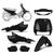 Kit Carenagem Pro Tork Moto Biz 100 1998 1999 2000 2001 2002 2003 2004 2005 Completo Modelo Original PRETO 2000 À 2005