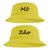 Kit Casal Chapéu Bucket Hat Estampado Mozao Amarelo