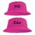Kit Casal Chapéu Bucket Hat Estampado Mozao Pink