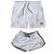 Kit Casal Short  Bermuda Moda Praia Combinando Iguais Verão Branco cristal