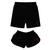 Kit Casal Short Moda Praia Bermudas Combinando Iguais Calor Preto k q