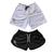 Kit Casal Short Moda Praia Bermudas Combinando Namorados Branco masc preto fem