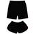 Kit Casal Short Moda Praia Bermudas Mozão Iguais Verão Preto rei dama