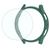 Kit Case Acrílico + Película Vidro Galaxy Watch 5 Pro 45mm Verde