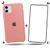 Kit Case + Película de Vidro 3D Compatível Com iPhone 11 Rosa-chiclete