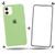 Kit Case + Película de Vidro 3D Compatível Com iPhone 11 Verde-abacate