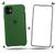 Kit Case + Película de Vidro 3D Compatível Com iPhone 11 Verde-escuro