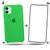 Kit Case + Película de Vidro 3D Compatível Com iPhone 11 Verde-cana