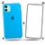 Kit Case + Película de Vidro 3D Compatível Com iPhone 11 Azul-piscina