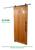 Kit Celeiro - ferragens de 1.60m, com roldanas aparente para porta de 80cm, puxador presente da loja Preto