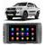 Kit Central Multimídia Android Hilux SRV 2012 2013 2014 2015 7 Polegadas GPS Tv Online Bluetooth Cinza