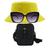 Kit Chapéu Bucket, Bolsa Pochete Shoulder E Oculos De Sol - MD-07 Amarelo