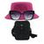 Kit Chapéu Bucket, Bolsa Pochete Shoulder E Oculos De Sol - MD-07 Pink