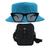 Kit Chapéu Bucket, Bolsa Pochete Shoulder E Oculos De Sol - MD-10 Azul