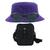 Kit Chapéu Bucket, Bolsa Pochete Shoulder E Oculos De Sol - MD-13 Roxo