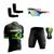 Kit Ciclismo Camisa Proteção UV e Bermuda em Gel + Óculos Esportivo + Manguitos Xfreedom brasil