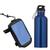 Kit Ciclista Suporte Celular+ Garrafa Inox Water To Go 750ml Azul