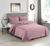 Kit Cobre Leito Colcha Queen Matelasse Camesa Antique 240x260cm Ilusion Favo Rose