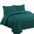 Kit Colcha Cobre Leito Casal King Size 3 Peças Cobreleito Super King Jogo Roupa de Cama Verde