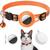 Kit Coleira para Gato com Smart Tag Rastreador Localizador compatível com l O S e funciona no App Find My ou Buscar laranja