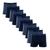 Kit Com 10 Cuecas Mash Boxer Box Masculina De Cotton Azul, Marinho