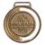 Kit Com 10 Medalhas Vitória Honra ao Mérito 40000 40MM Com Fita Bronze