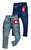 kit com 2 calça jeans infantil meninas infantil com elastano 4 6 e 8 anos pronta entrega Celeste