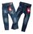 kit com 2 calça jeans infantil meninas infantil com elastano 4 6 e 8 anos pronta entrega Jeans
