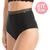 Kit com 2 Calcinhas Cintura Alta Coleção Hot Pant Compact Dilady Preto