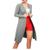 Kit com 2 Cardigans casaco manga longa longo canelado feminina elegante Preto