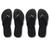 Kit com 2 Chinelos Havaianas Fantasia Preto